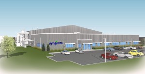 Architectural rendering of the planned structure; credit: Syngenta